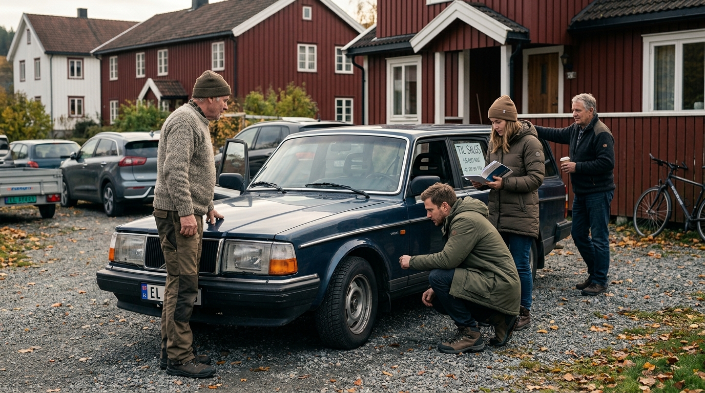 Selge gammel bil — hva er den verdt og hvem kjøper?