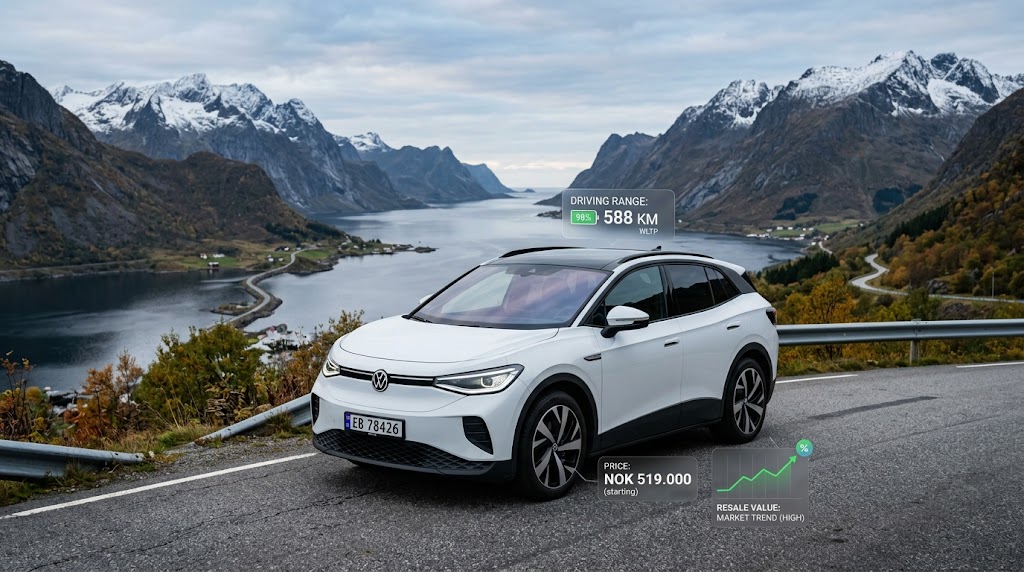 Volkswagen ID.4 2026 — priser, rekkevidde og bruktverdi
