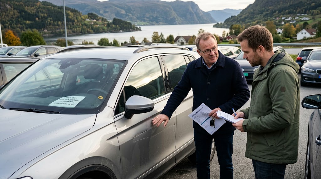 Selge bil med feil — hva du må opplyse om og hva det betyr for prisen